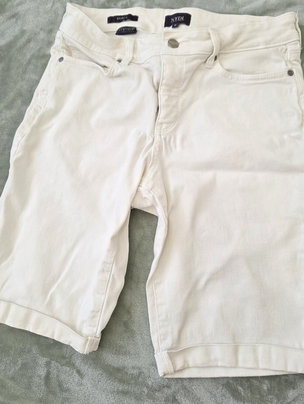 NYDJ Women's White Denim Shorts